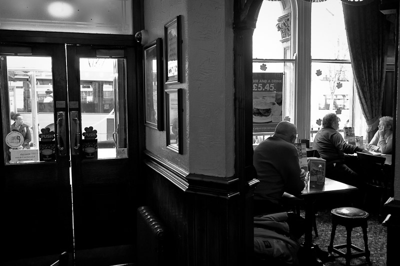 people in a pub of leeds